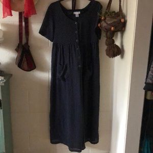 VTG polka dot culottes jumpsuit